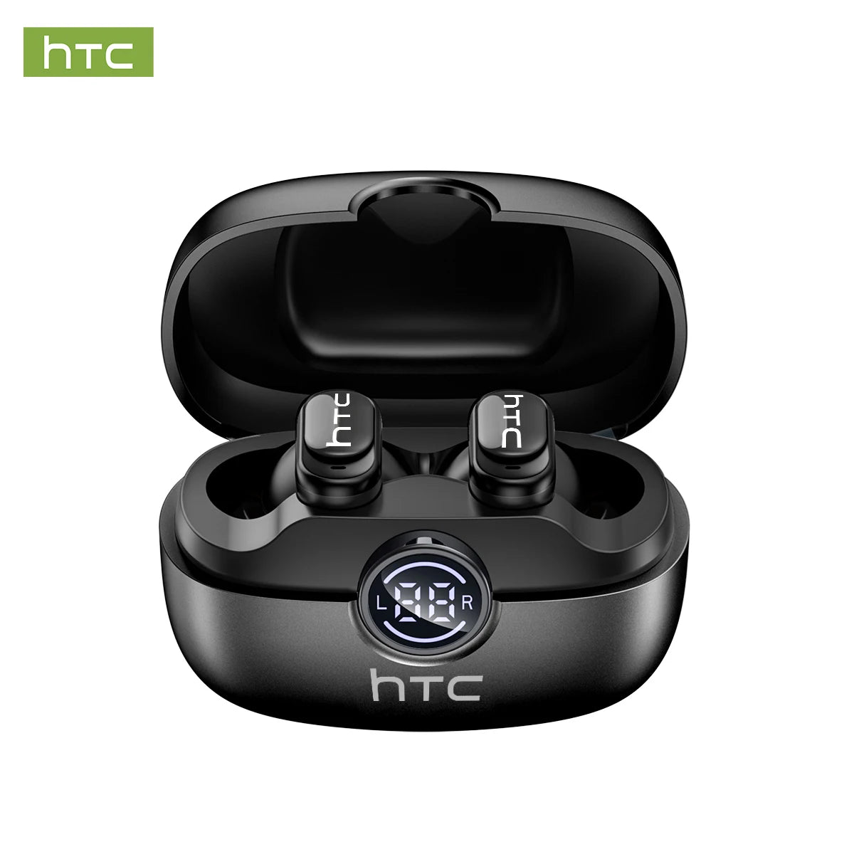 TWS Bluetooth 6.0 Wireless Earbuds with ENC & LED Display