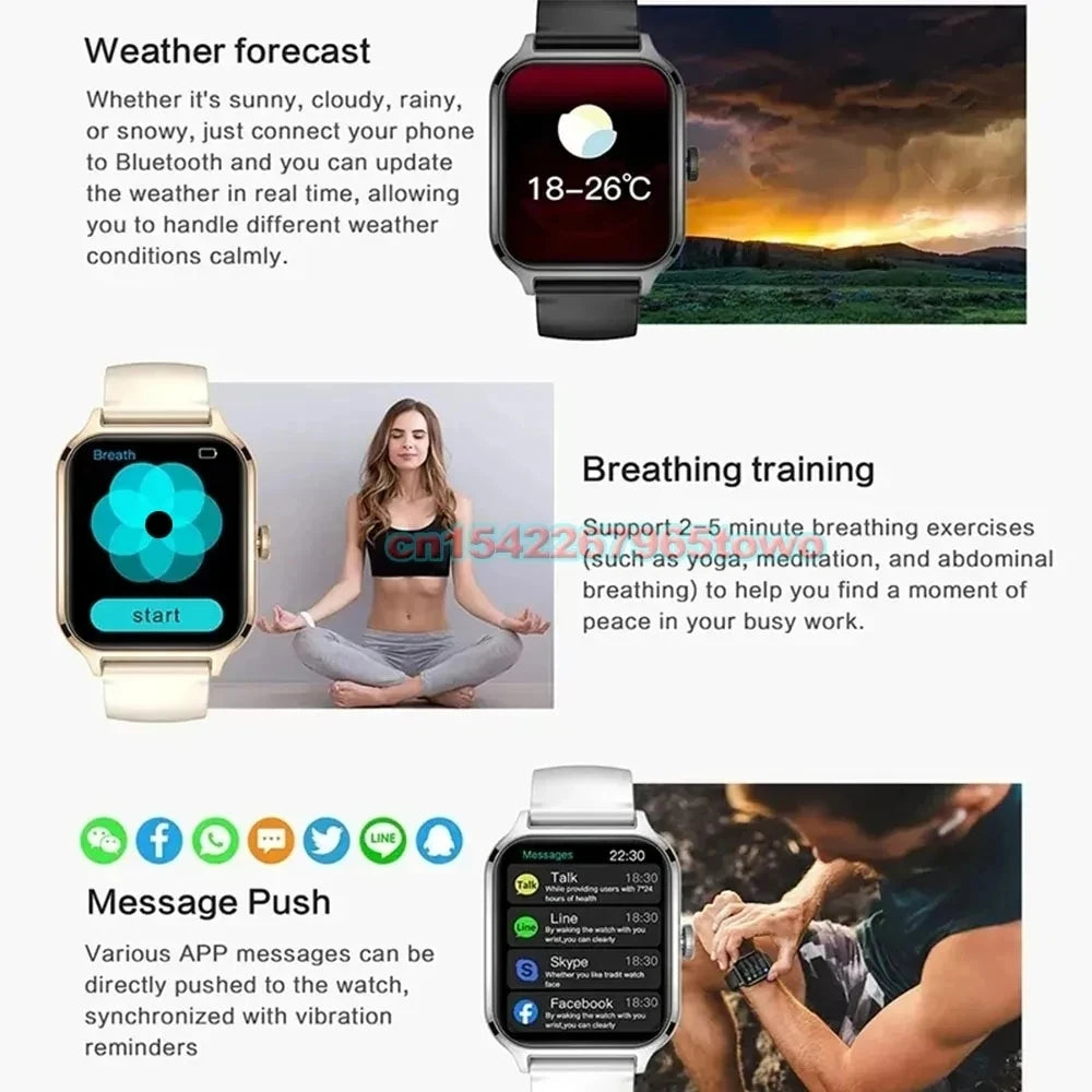Smart Watch – 1.83” HD Display with Bluetooth Calling