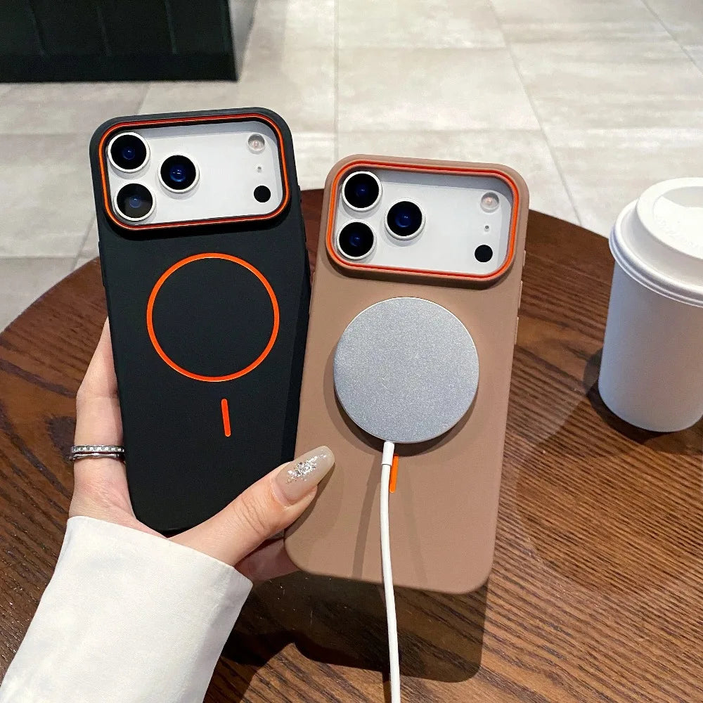 Luxury MagSafe Matte Case for iPhone